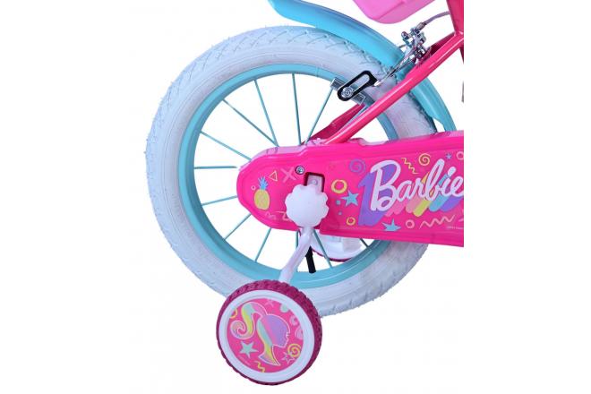 Barbie Kinderfiets - Meisjes - 14 inch - Roze - Twee handremmen