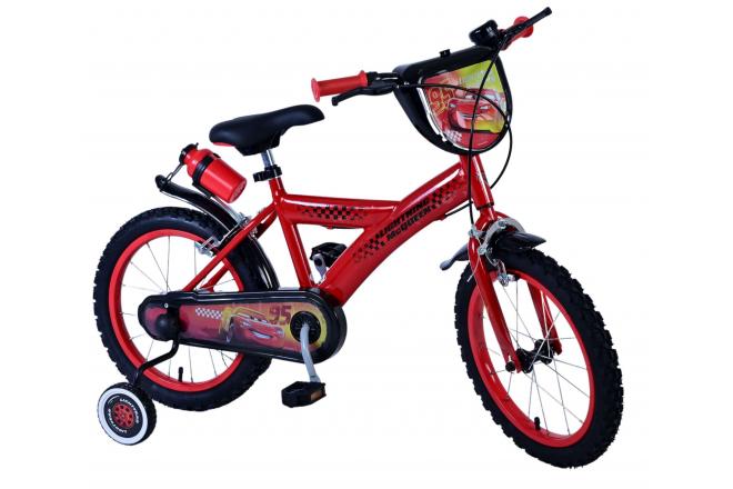 Disney Cars Kinderfiets - Jongens - 16 inch - Rood - Twee handremmen