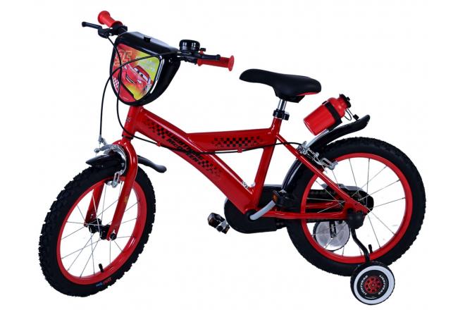 Disney Cars Kinderfiets - Jongens - 16 inch - Rood - Twee handremmen