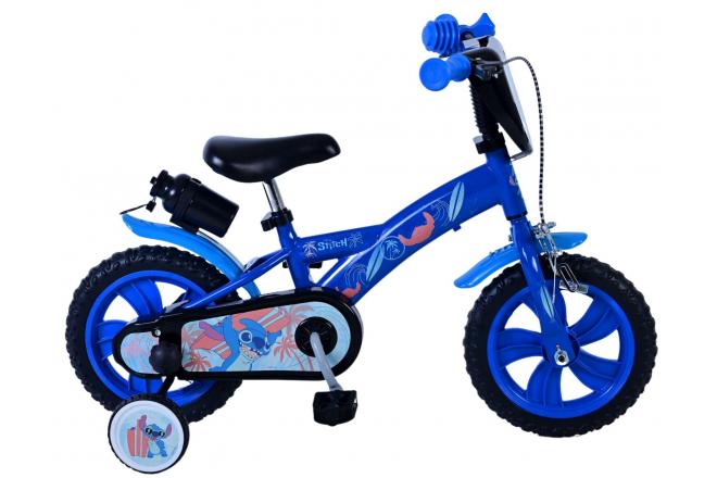 Stitch Stitch Kinderfiets Jongens 12 inch Blauw