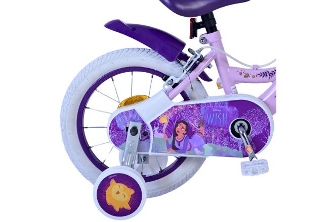 Disney Wish Kinderfiets - Meisjes - 14 inch - Paars - Twee handremmen