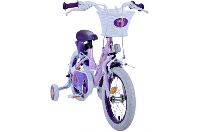 Disney Wish Kinderfiets - Meisjes - 14 inch - Paars - Twee handremmen