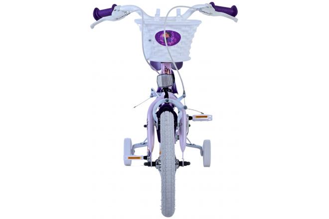 Disney Wish Kinderfiets - Meisjes - 14 inch - Paars - Twee handremmen