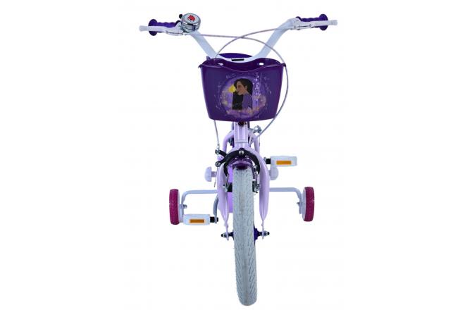 Disney Wish Kinderfiets - Meisjes - 14 inch - Paars - Twee handremmen