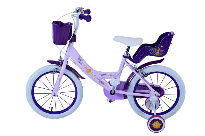 Disney Wish Kinderfiets - Meisjes - 16 inch - Paars - Twee handremmen