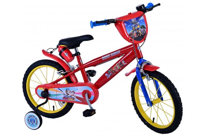 Paw Patrol Kinderfiets - Jongens - 16 inch - Rood - Twee handremmen