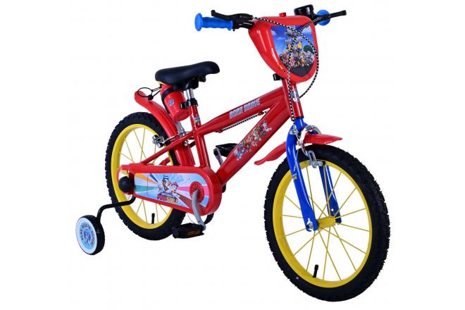 Paw Patrol Kinderfiets - Jongens - 16 inch - Rood - Twee handremmen