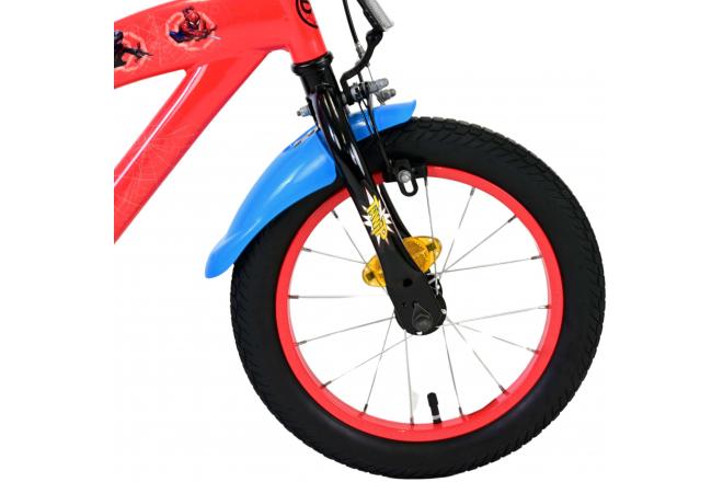 Marvel Spider-Man Kinderfiets - Jongens - 14 inch - Rood/Blauw