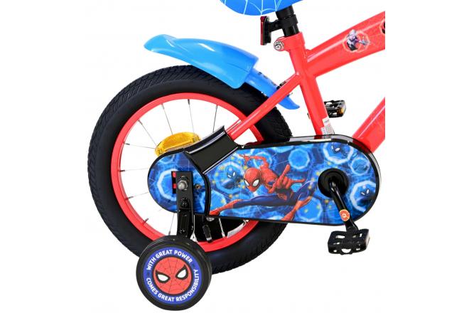 Marvel Spider-Man Kinderfiets - Jongens - 14 inch - Rood/Blauw