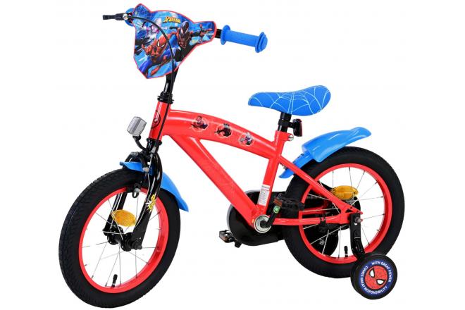 Marvel Spider-Man Kinderfiets - Jongens - 14 inch - Rood/Blauw