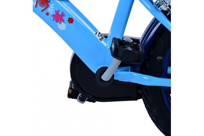 Spidey Kinderfiets - Jongens - 14 inch - Blauw - Twee handremmen