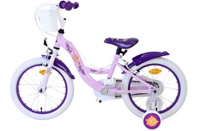 Disney Wish Kinderfiets - Meisjes - 16 inch - Paars - Twee handremmen