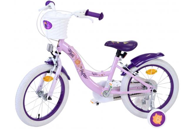 Disney Wish Kinderfiets - Meisjes - 16 inch - Paars - Twee handremmen