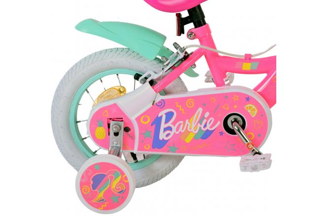 Barbie Kinderfiets - Meisjes - 12 inch - Roze - Twee Handremmen