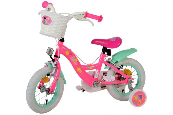 Barbie Kinderfiets - Meisjes - 12 inch - Roze - Twee Handremmen