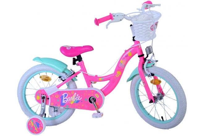Barbie Kinderfiets - Meisjes - 16 inch - Roze - Twee handremmen