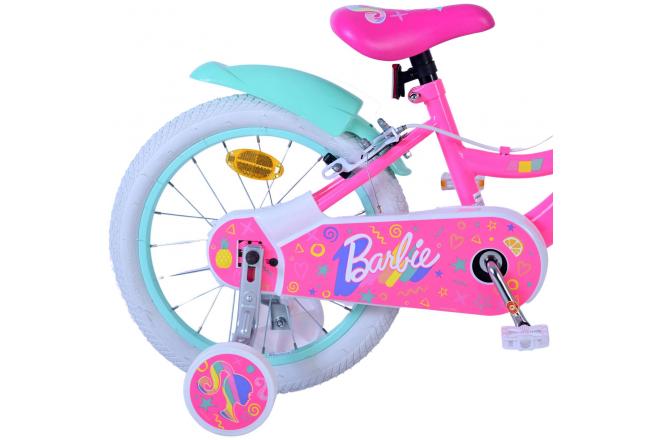 Barbie Kinderfiets - Meisjes - 16 inch - Roze - Twee handremmen