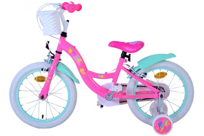 Barbie Kinderfiets - Meisjes - 16 inch - Roze - Twee handremmen