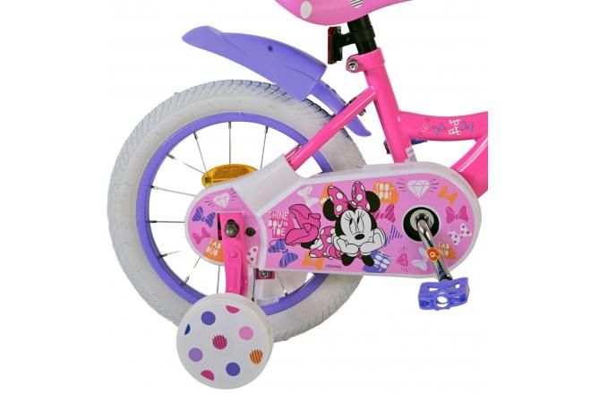 Disney Minnie Cutest Ever! Kinderfiets - Meisjes - 14 inch - Roze