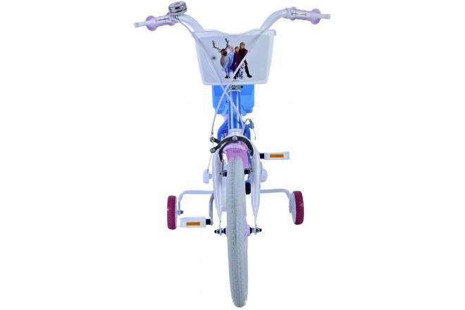 Frozen Kinderfiets - Meisjes - 16 inch - Blauw - Twee handremmen