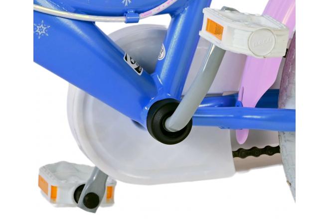 Frozen Kinderfiets - Meisjes - 16 inch - Blauw - Twee handremmen