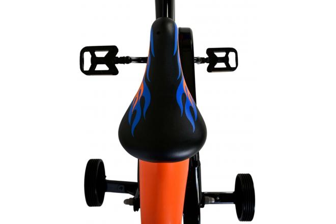 Hot Wheels Kinderfiets - Jongens - 16 inch - Zwart Oranje Blauw