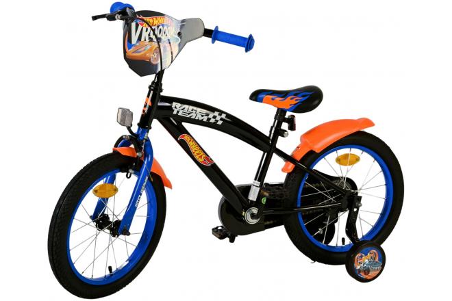 Hot Wheels Kinderfiets - Jongens - 16 inch - Zwart Oranje Blauw