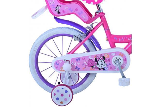 Minnie Cutest Ever! Kinderfiets - Meisjes - 16 inch - Roze - Twee handremmen