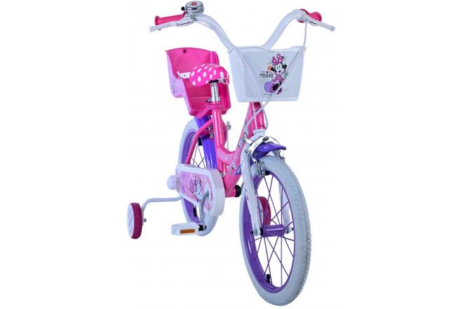 Minnie Cutest Ever! Kinderfiets - Meisjes - 16 inch - Roze - Twee handremmen