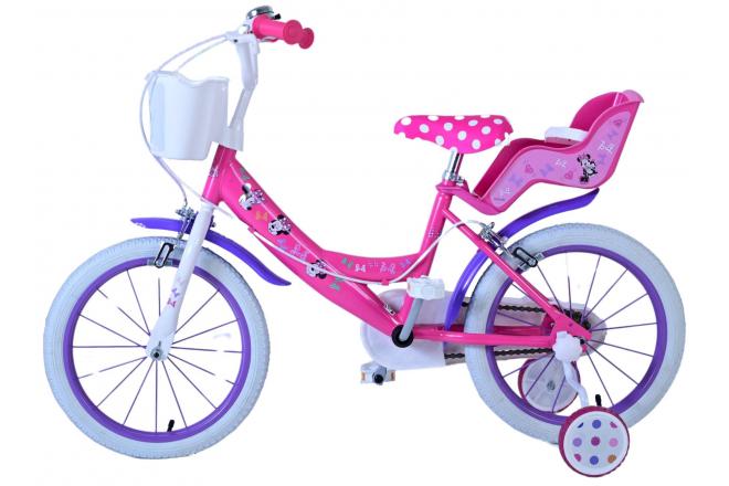 Minnie Cutest Ever! Kinderfiets - Meisjes - 16 inch - Roze - Twee handremmen