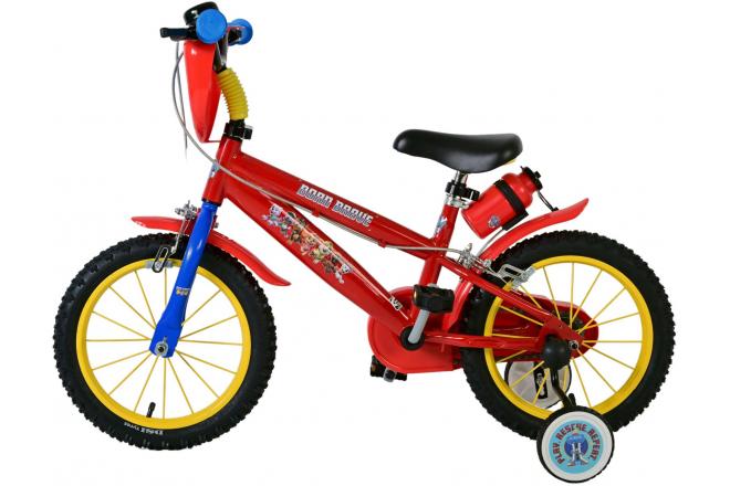 Paw Patrol Kinderfiets - Jongens - 14 inch - Rood - Twee handremmen