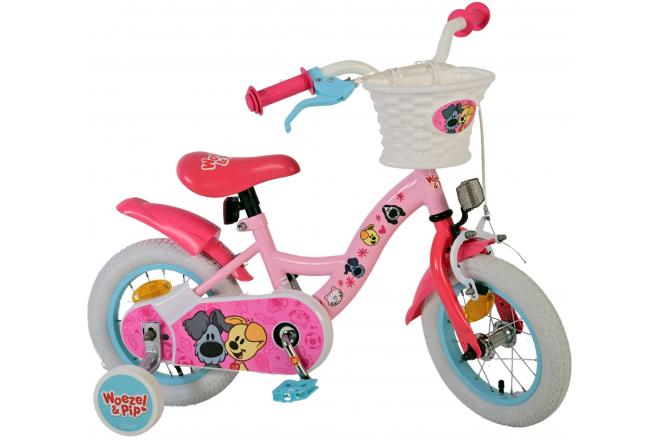 Woezel & Pip Kinderfiets - Meisjes - 12 inch - Roze