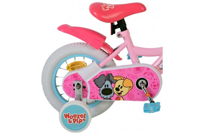 Woezel & Pip Kinderfiets - Meisjes - 12 inch - Roze