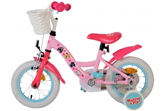 Woezel & Pip Kinderfiets - Meisjes - 12 inch - Roze