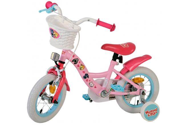 Woezel & Pip Kinderfiets - Meisjes - 12 inch - Roze