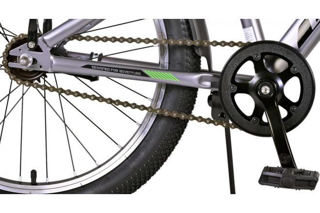 Volare Cross Kinderfiets - Jongens - 20 inch - donker Grijs
