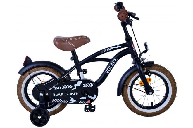Volare Black Cruiser Kinderfiets – Jongens – 12 inch – Zwart