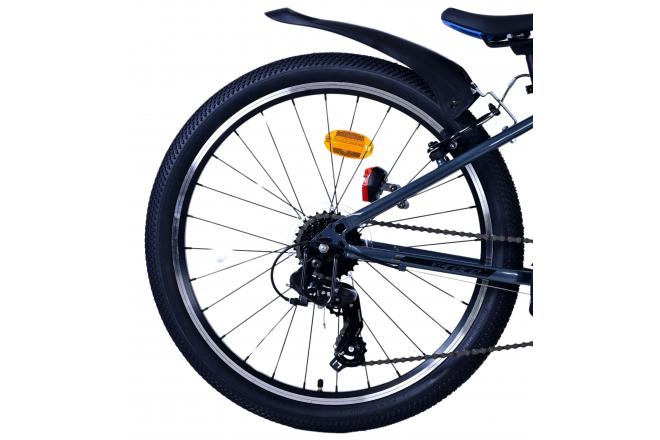 Volare XC Race Kinderfiets - 24 inch - 21 speed - Blauw/Grijs