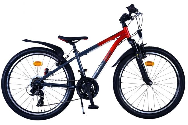 Volare XC Race Kinderfiets – 24 inch – 21 speed – Rood/Grijs