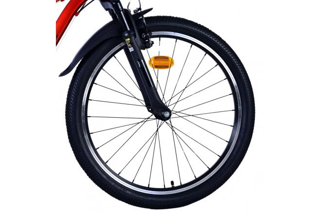 Volare XC Race Kinderfiets - 24 inch - 21 speed - Rood/Grijs