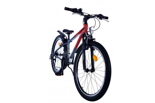 Volare XC Race Kinderfiets - 24 inch - 21 speed - Rood/Grijs