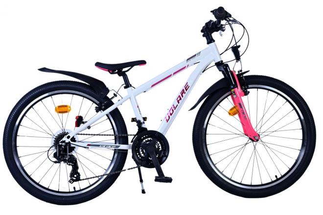 Volare XC Race Kinderfiets – 24 inch – 21 speed – Wit Roze