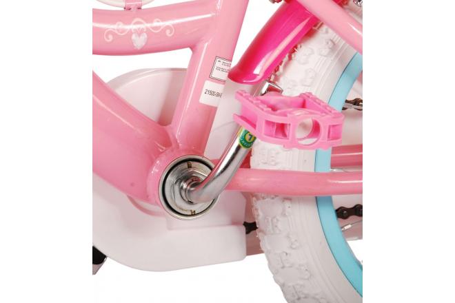 Disney Princess Kinderfiets - Meisjes - 14 inch - Roze - Twee handremmen