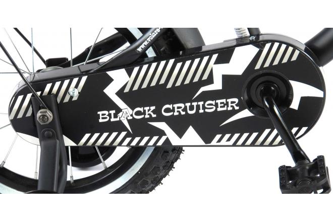 Volare Black Cruiser Kinderfiets - Jongens - 14 inch - Zwart - 95% afgemonteerd