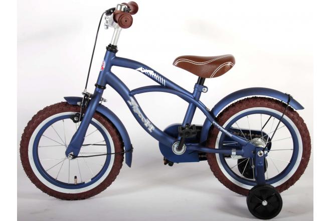 Volare Blue Cruiser Kinderfiets - Jongens - 14 inch - Blauw - 95% afgemonteerd