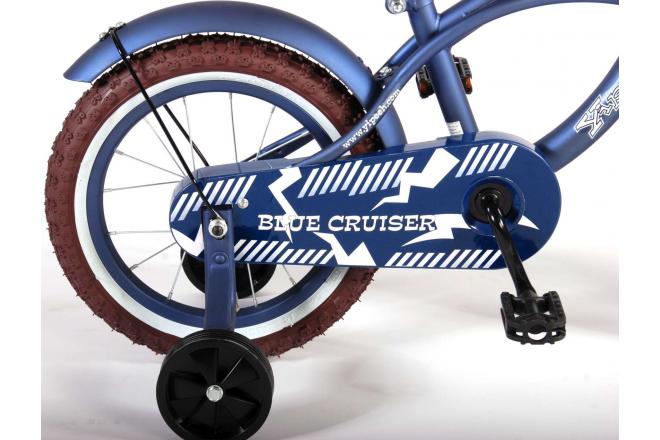 Volare Blue Cruiser Kinderfiets - Jongens - 14 inch - Blauw - 95% afgemonteerd