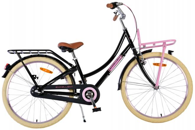 Volare Excellent Kinderfiets – Meisjes – 24 inch – Zwart – 3 Versnellingen