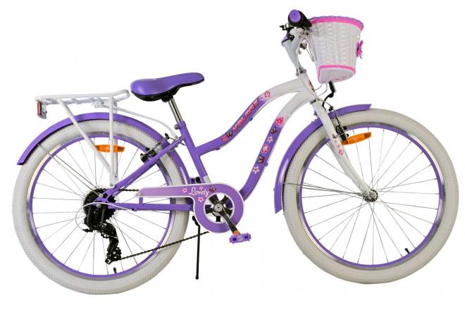 Volare Lovely Kinderfiets – Meisjes – 24 inch – Paars – 7 Versnellingen