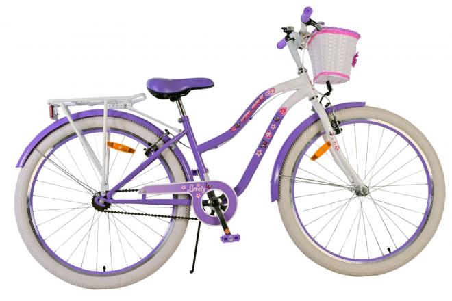 Volare Lovely Kinderfiets – Meisjes – 26 inch – Paars – Twee handremmen
