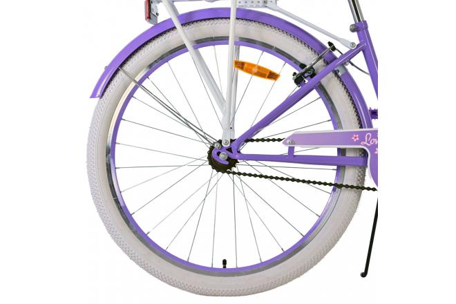 Volare Lovely Kinderfiets - Meisjes - 26 inch - Paars - Twee handremmen